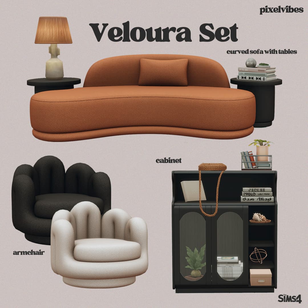 Набор для гостиной Veloura Set